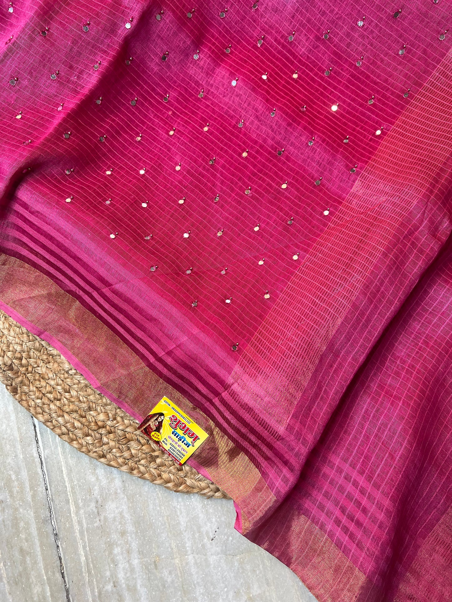 Pure Linen Saree