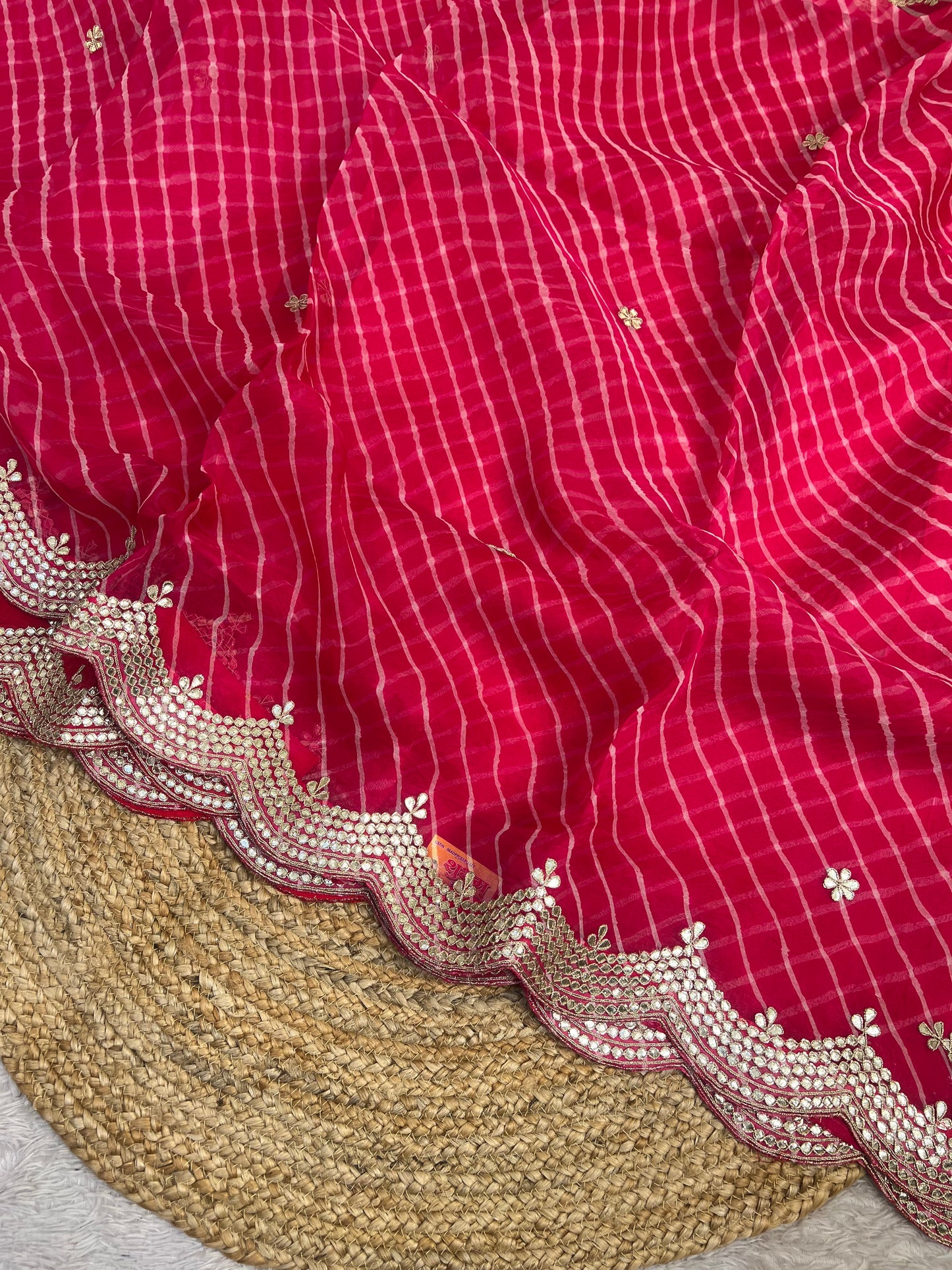 Pure Organza Lehriya