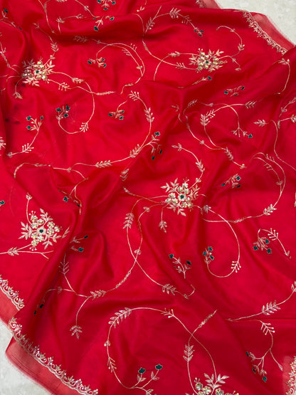 Vintage Work Saree
