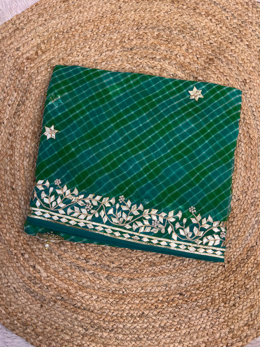 Pure Organza Lehriya