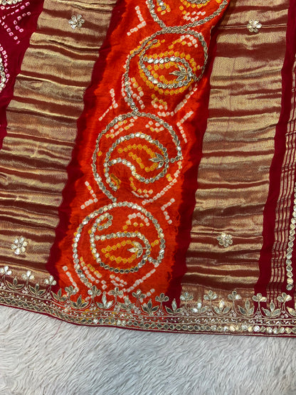 10 Lakri Patta Gaji Silk