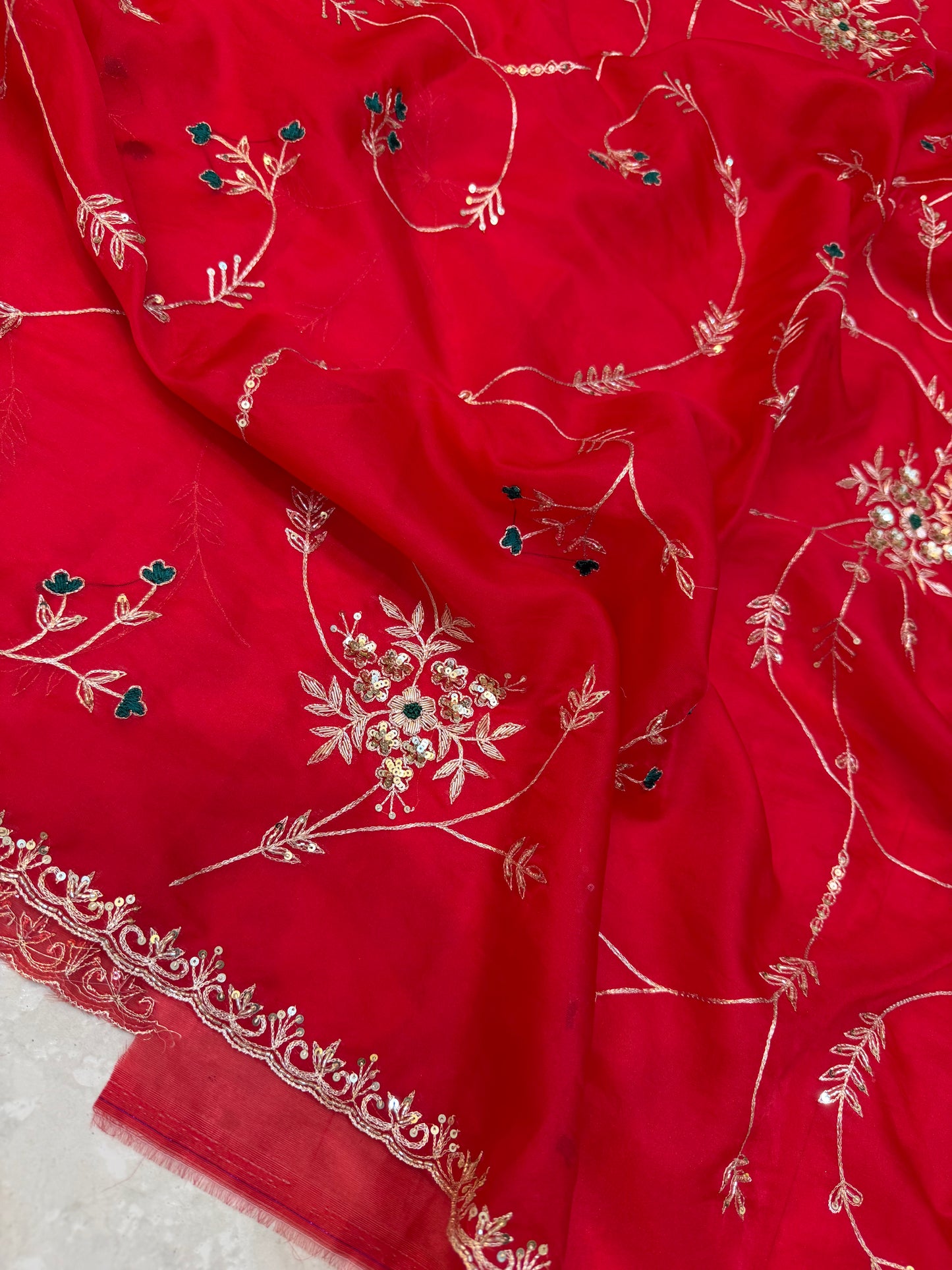 Vintage Work Saree