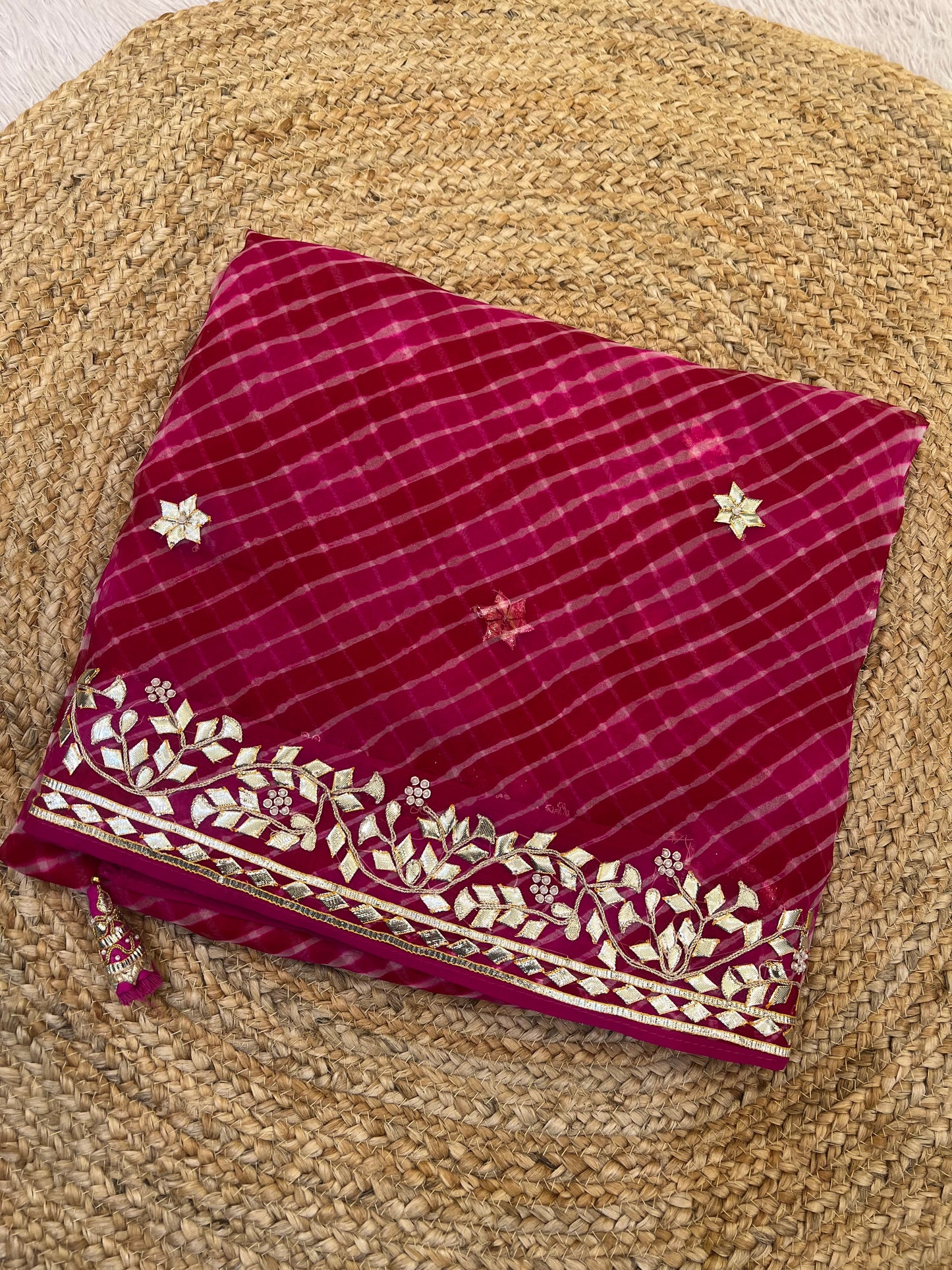 Pure Organza Lehriya