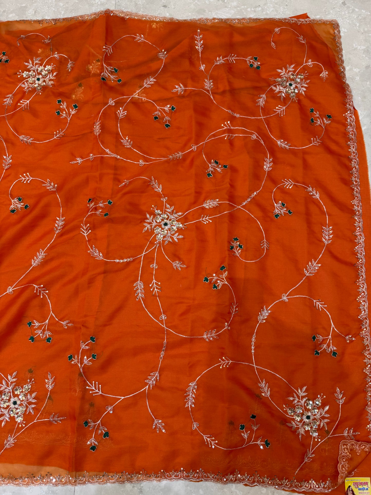 Vintage Work Saree
