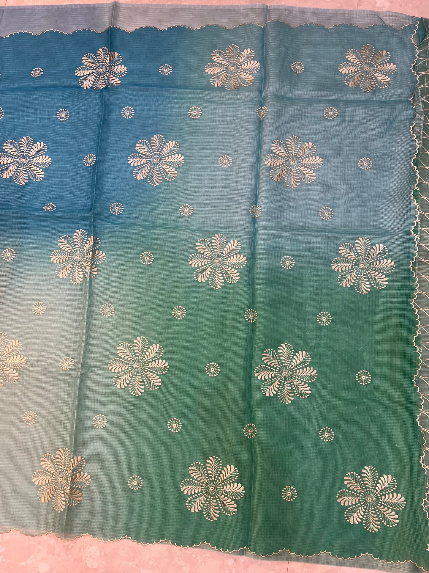 Kota Embroidery Saree
