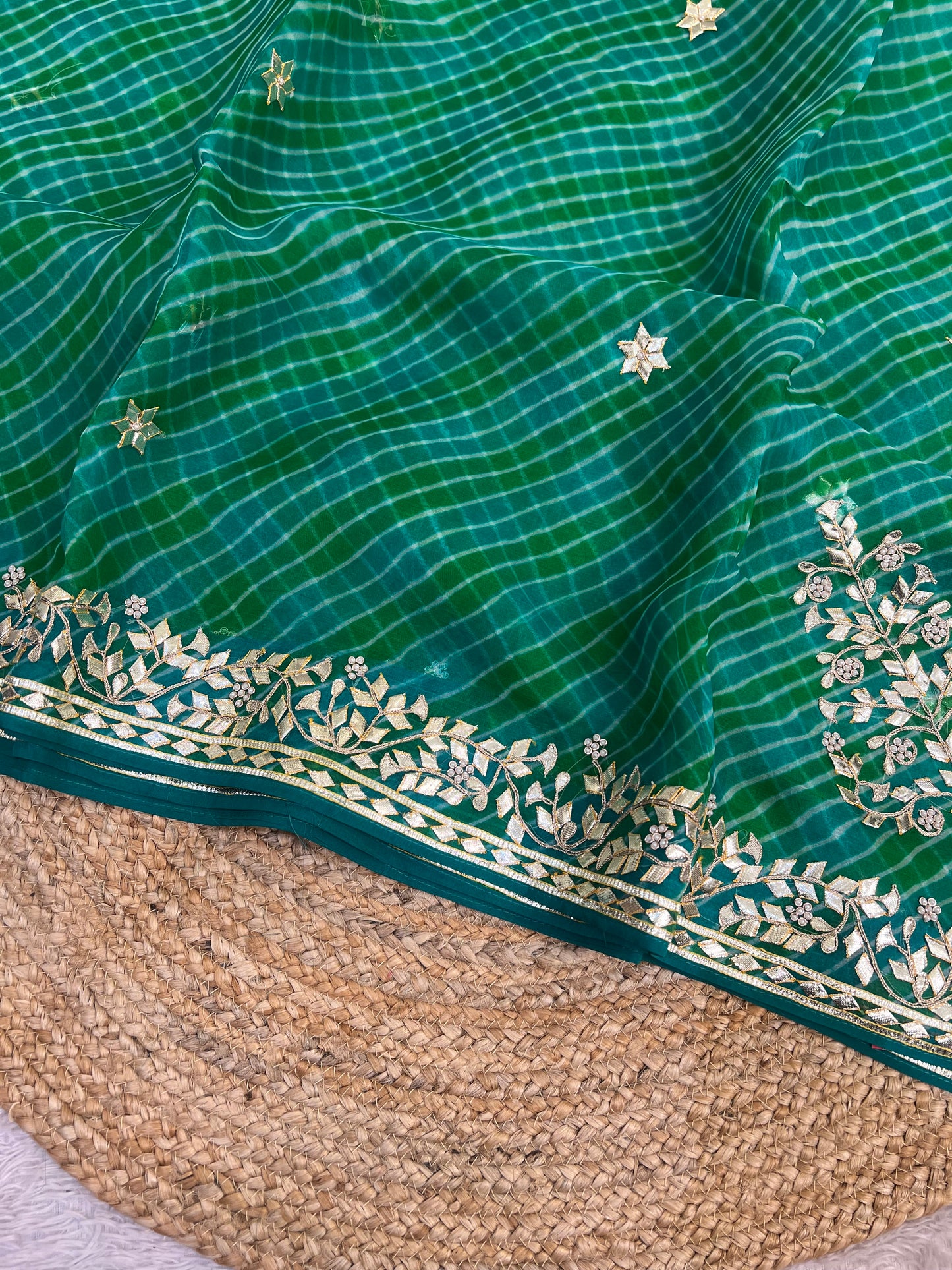 Pure Organza Lehriya