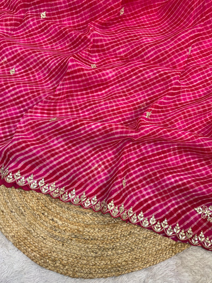Pure Organza Lehriya ❤️