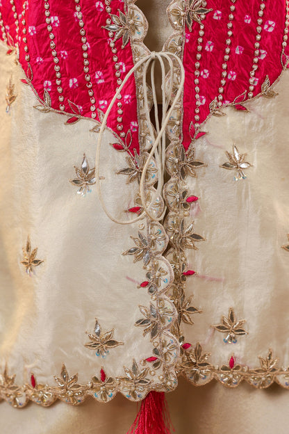 Bandhani Indo Western