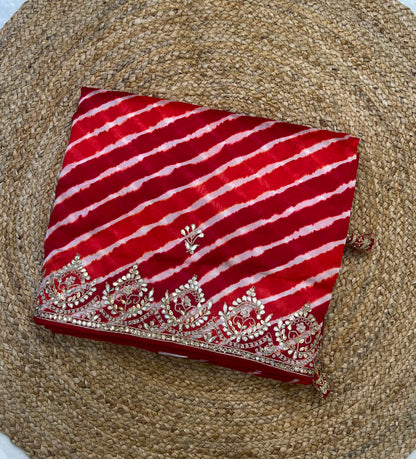 Pure Tussar Silk Lehriya