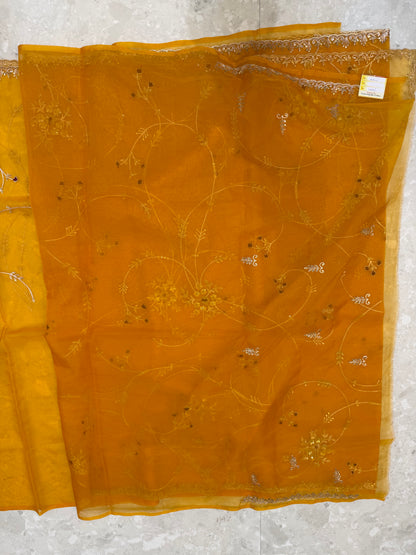 Vintage Work Saree