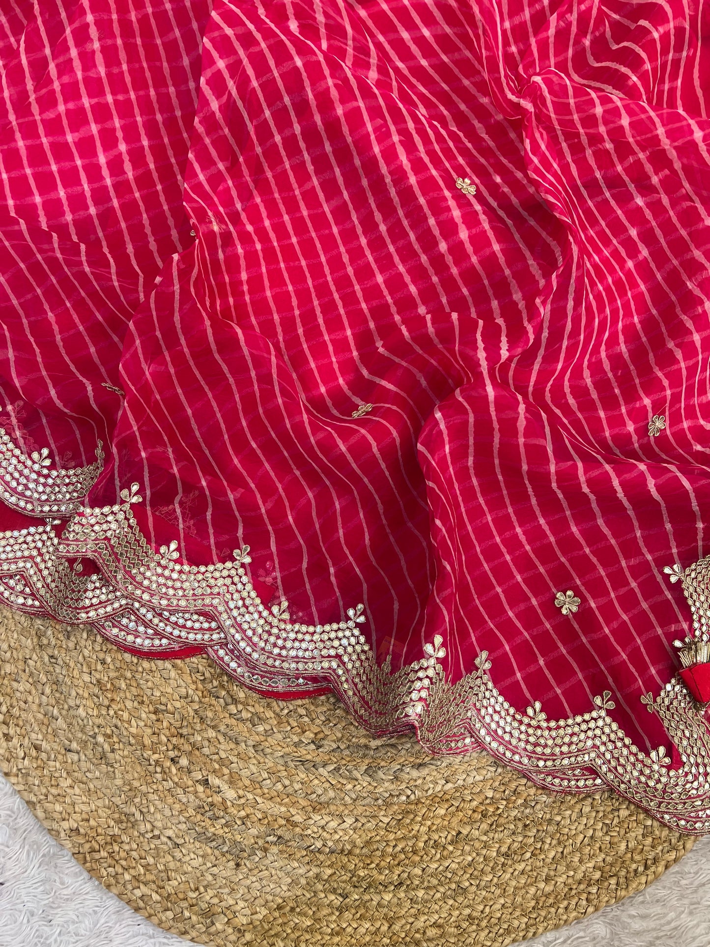 Pure Organza Lehriya