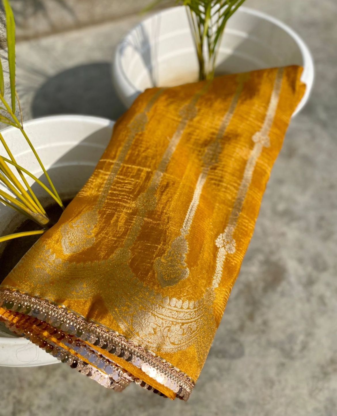 Tissue Crush Banarasi Saree