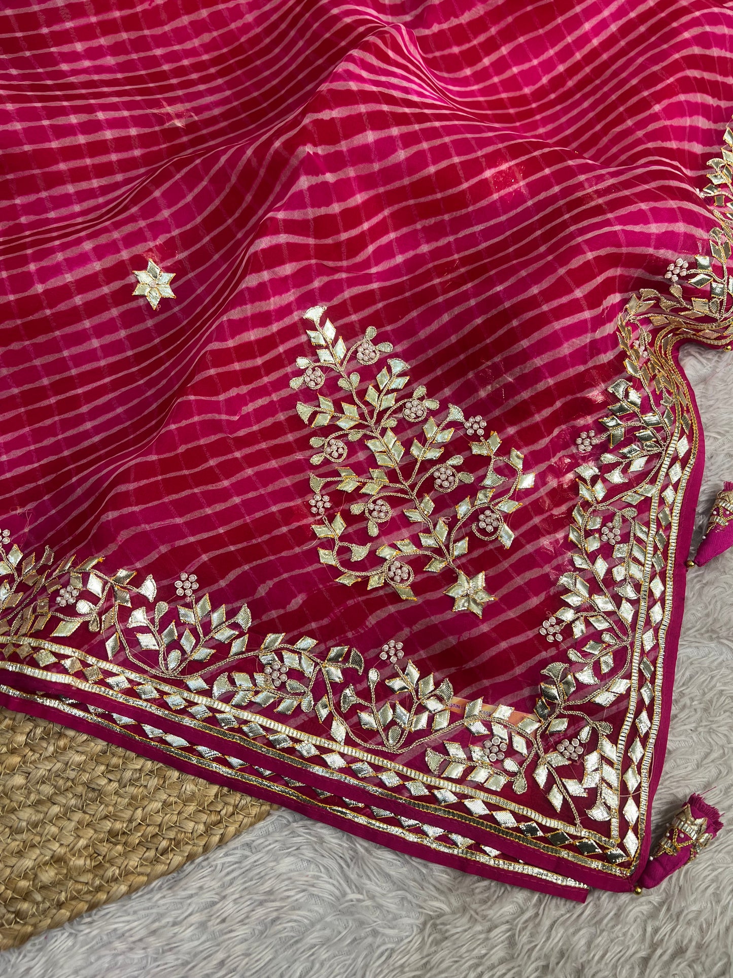 Pure Organza Lehriya