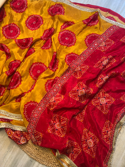Mukesh Work Saree