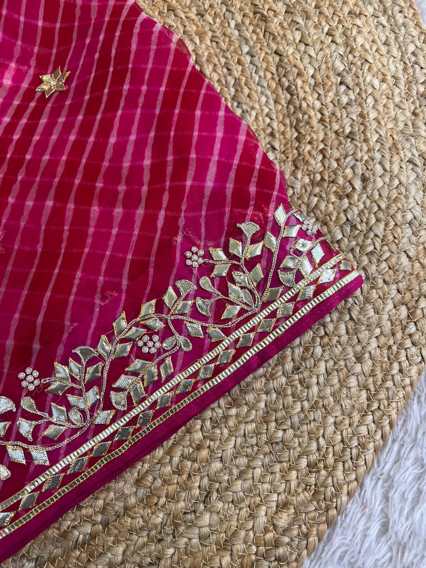Pure Organza Lehriya