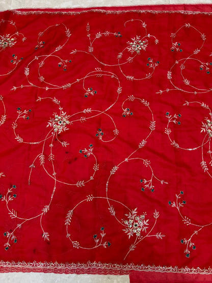 Vintage Work Saree