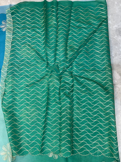 Kota Embroidery Saree