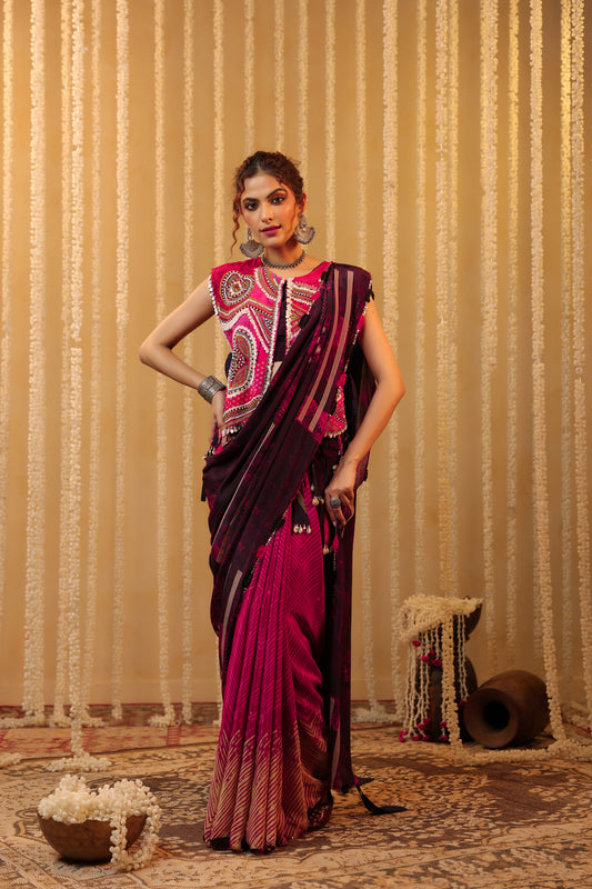 Jacket Concept Saree