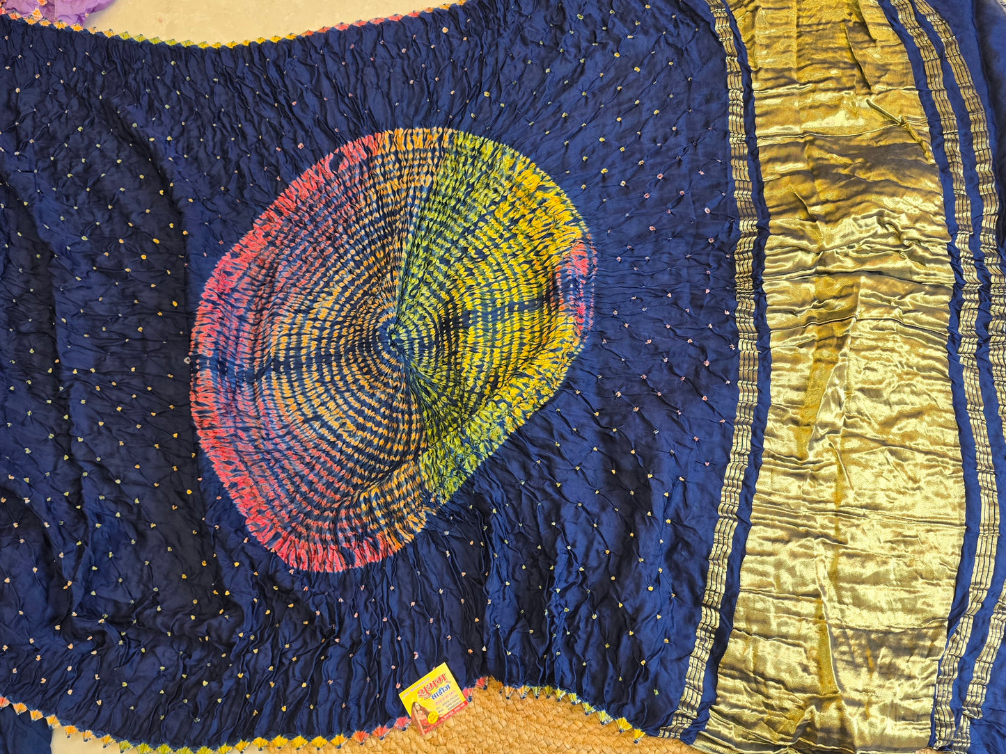 Bandhani x Sibori Saree