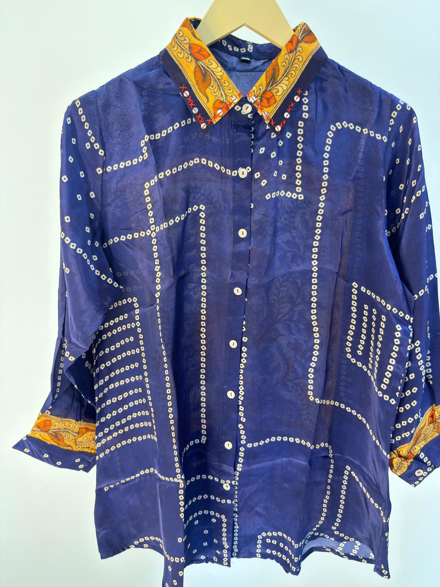 Bandhani Kalamkaari Print Shirt