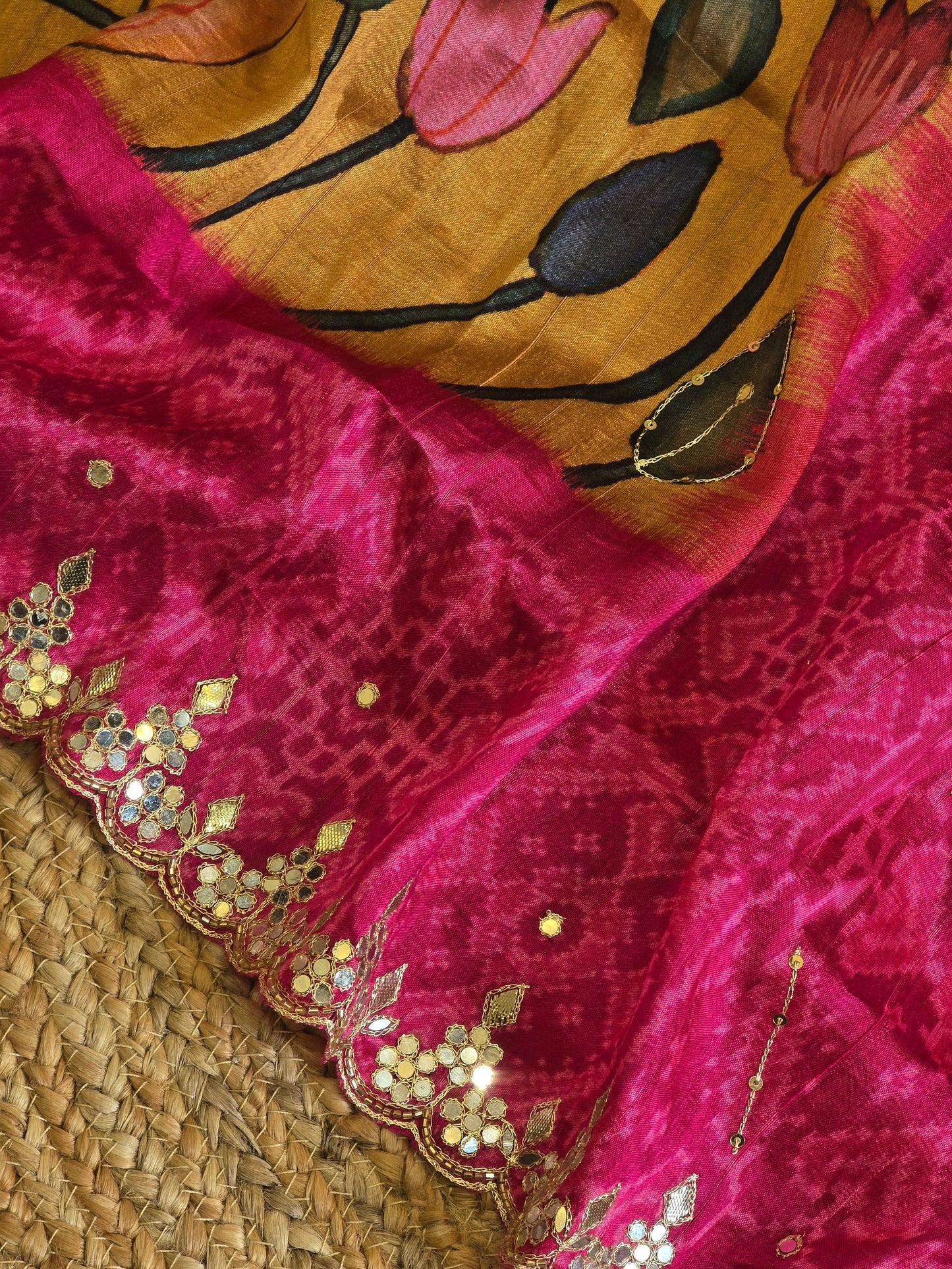 Kalamkaari x Patola Saree