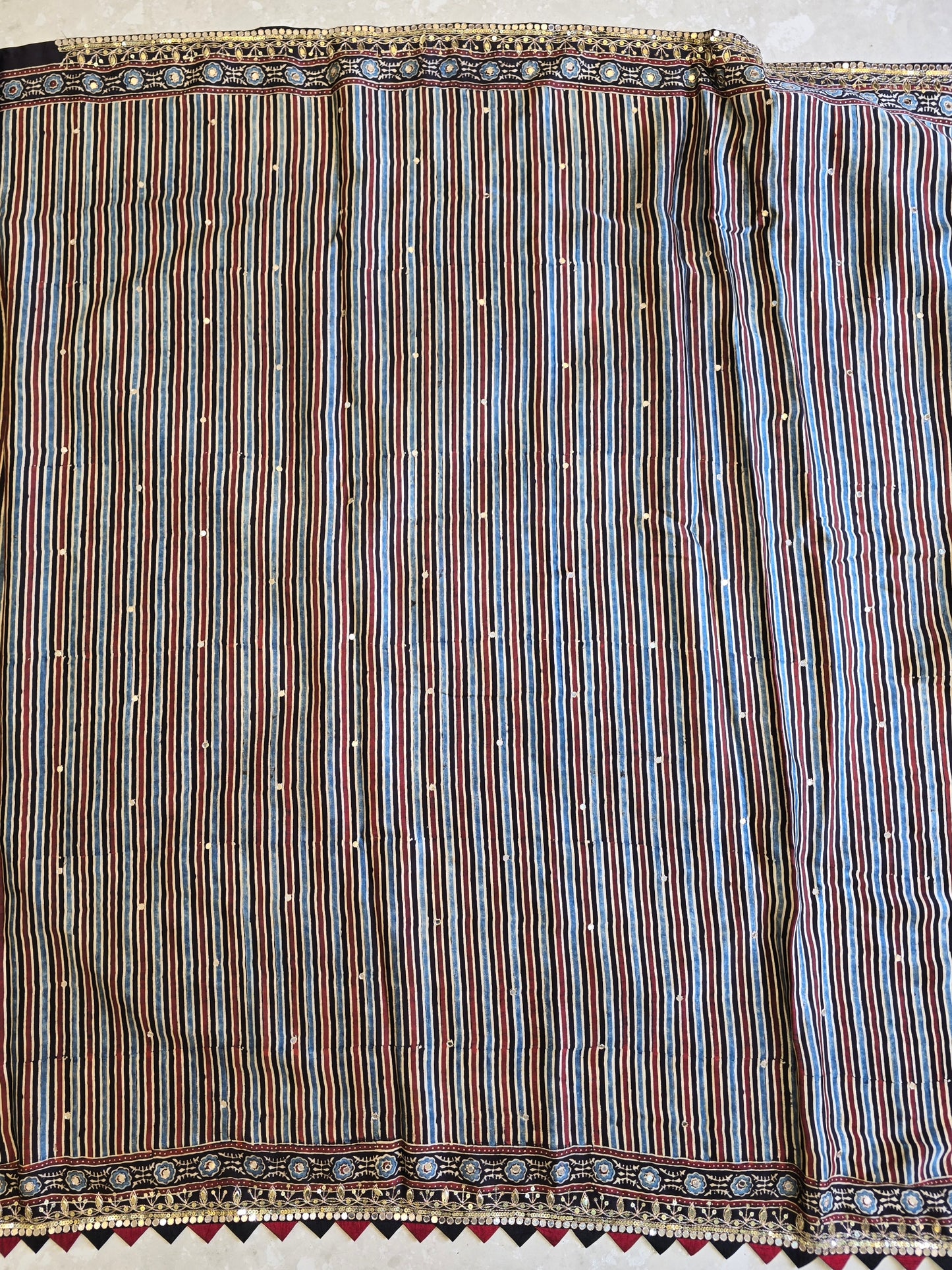 Pure Ajarakh Saree