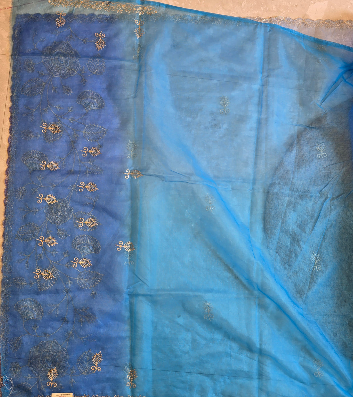 Vintage Work Saree