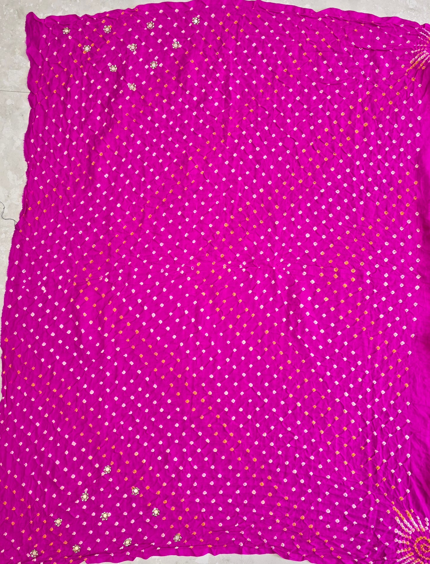 Pure Bandhani Saree