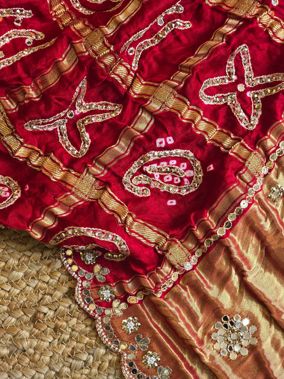 Pure Bandhani Saree - 2