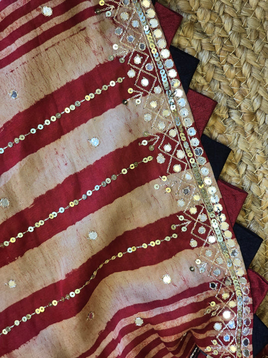 Pure Ajarakh Saree