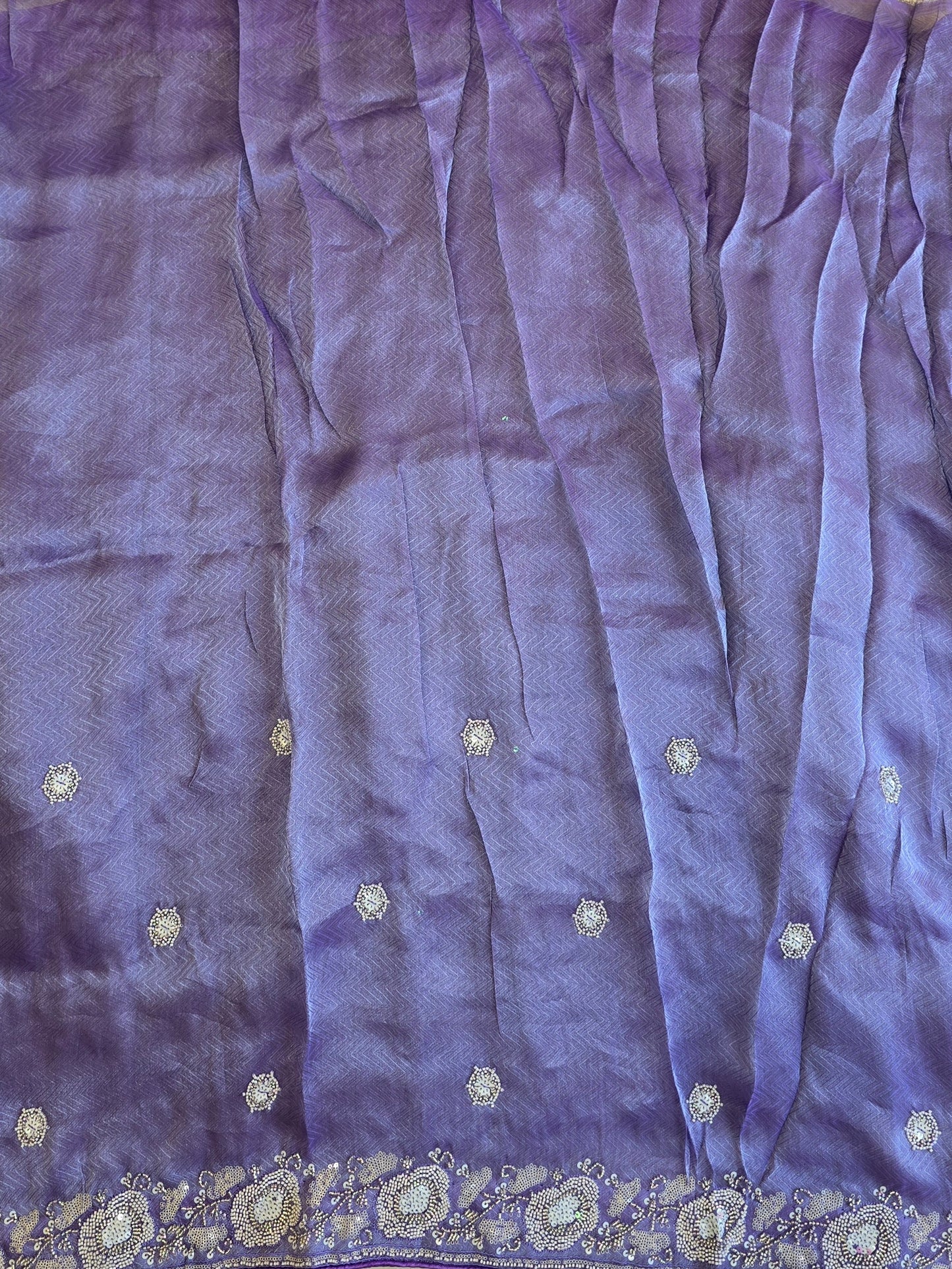 Tissue Work Saree