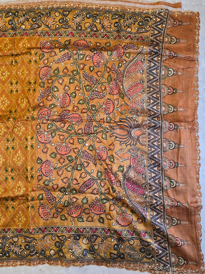 Patola x Kalamkaari Saree