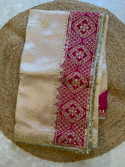 Charkhi Gota Saree