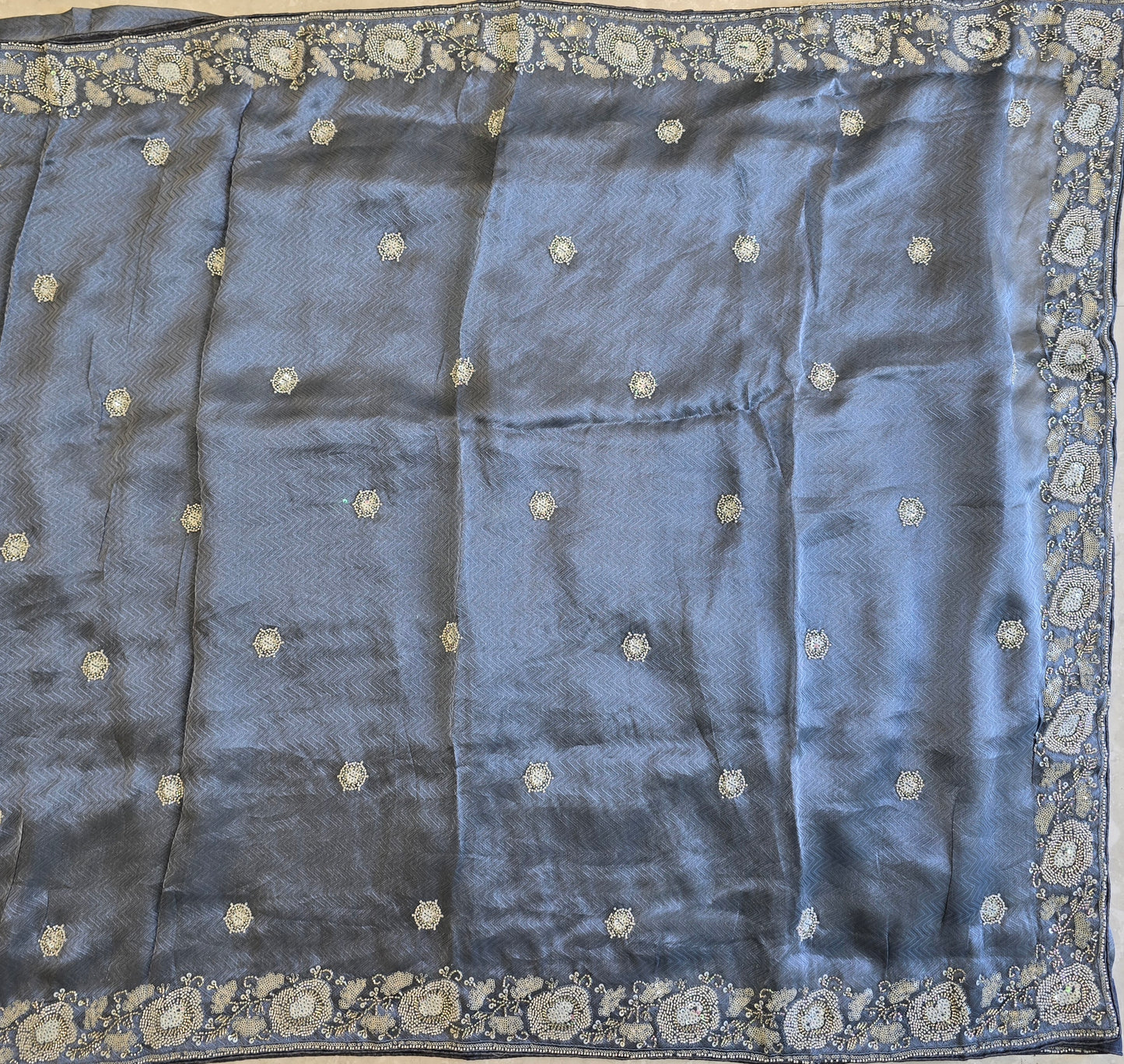 Tissue Work Saree