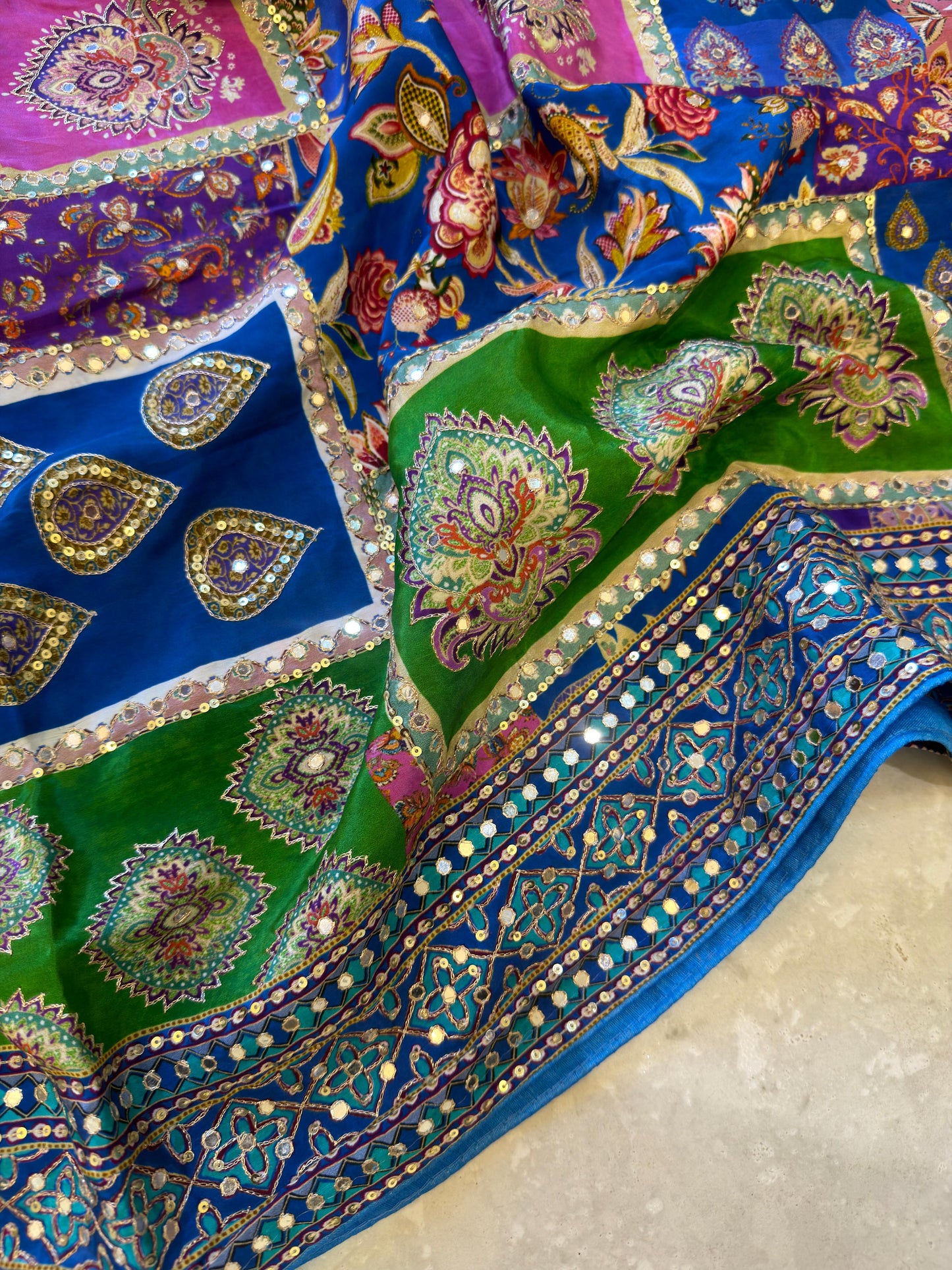 Pure Crepe Silk Saree