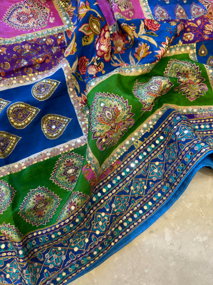 Pure Crepe Silk Saree