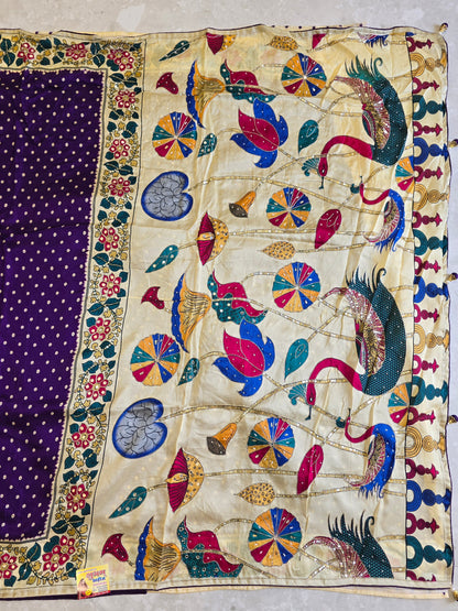 Kalamkaari Bandhani