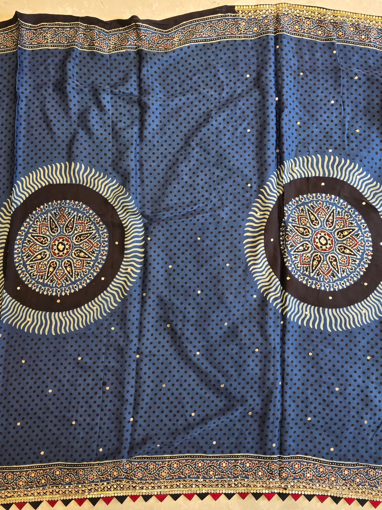 Pure Ajarakh Saree