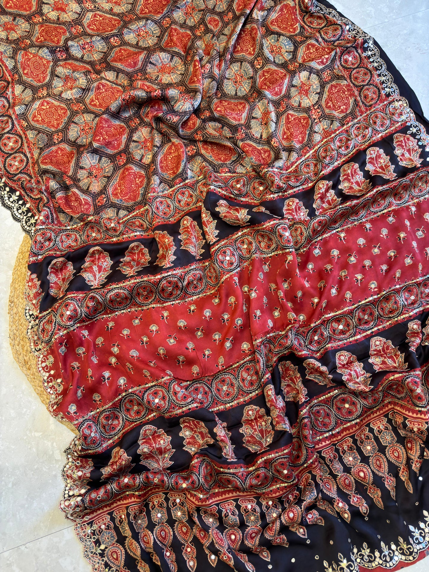 Ajarakh Saree