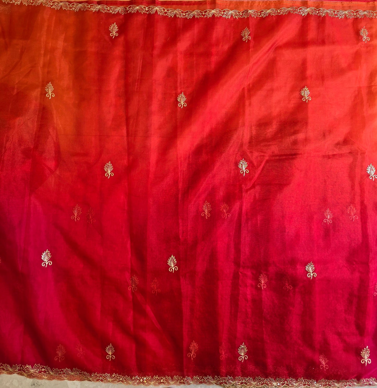 Vintage Work Saree