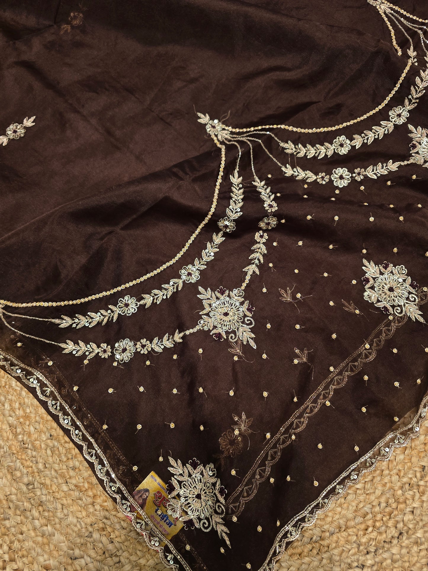 Organza Vintage Saree