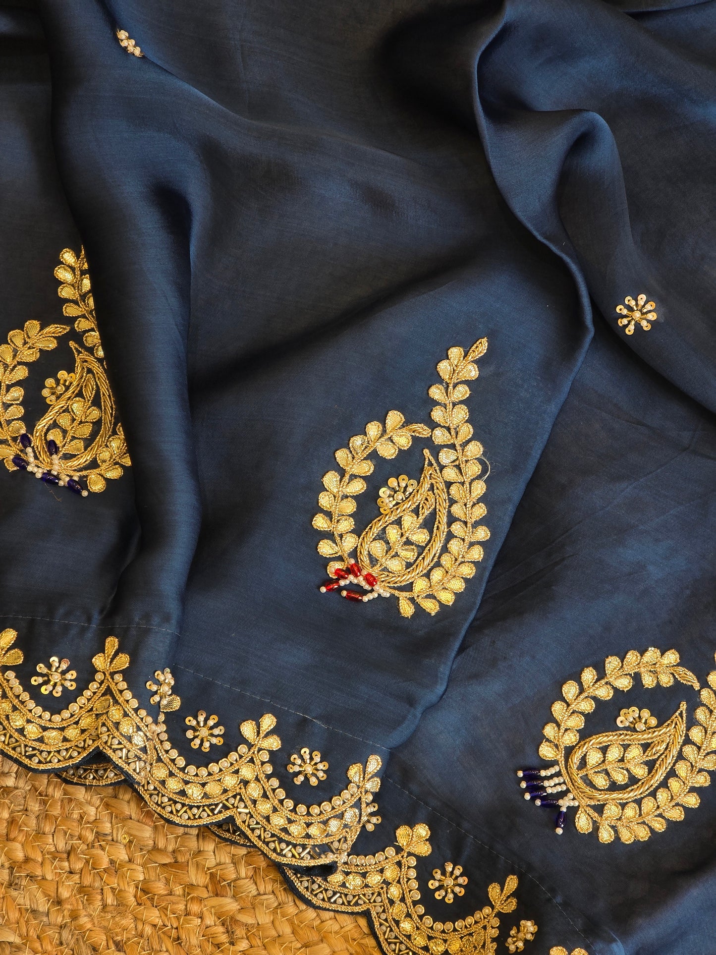 Designer Ajarakh Blouse Concept