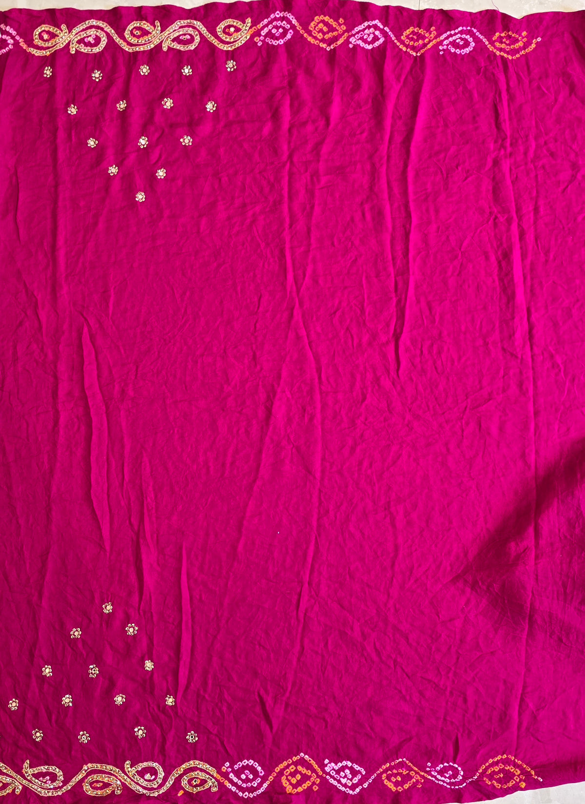 Pure Bandhani Saree - 2