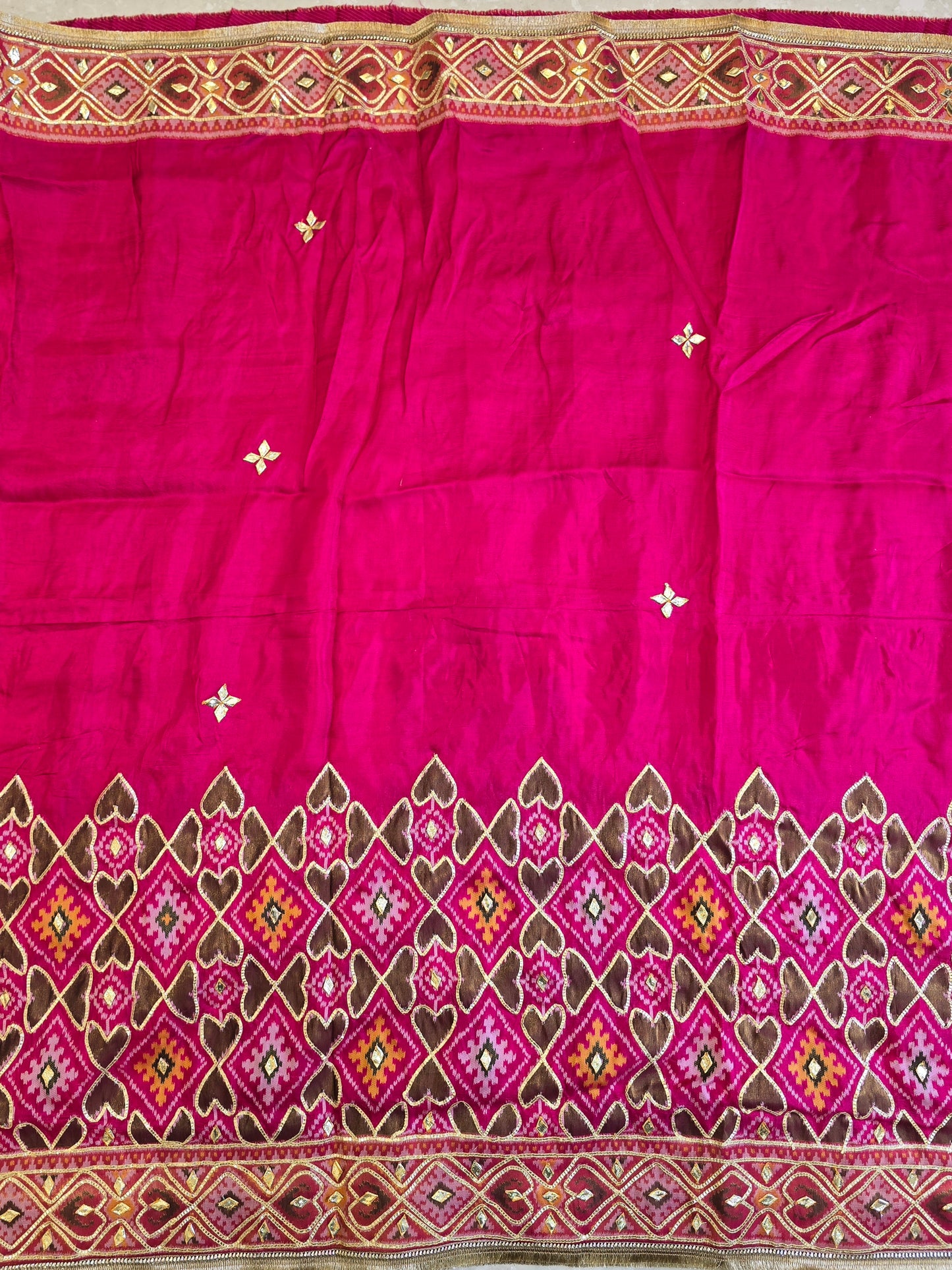 Patola x Charkhi Gota Saree