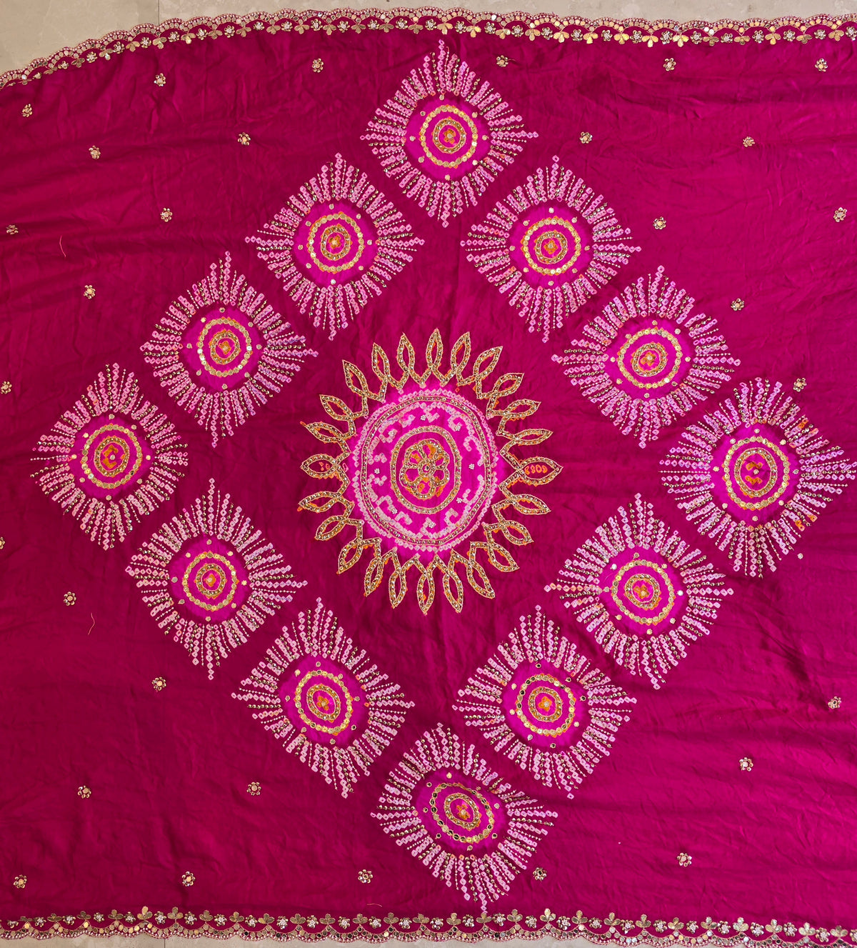 Pure Bandhani Saree - 2
