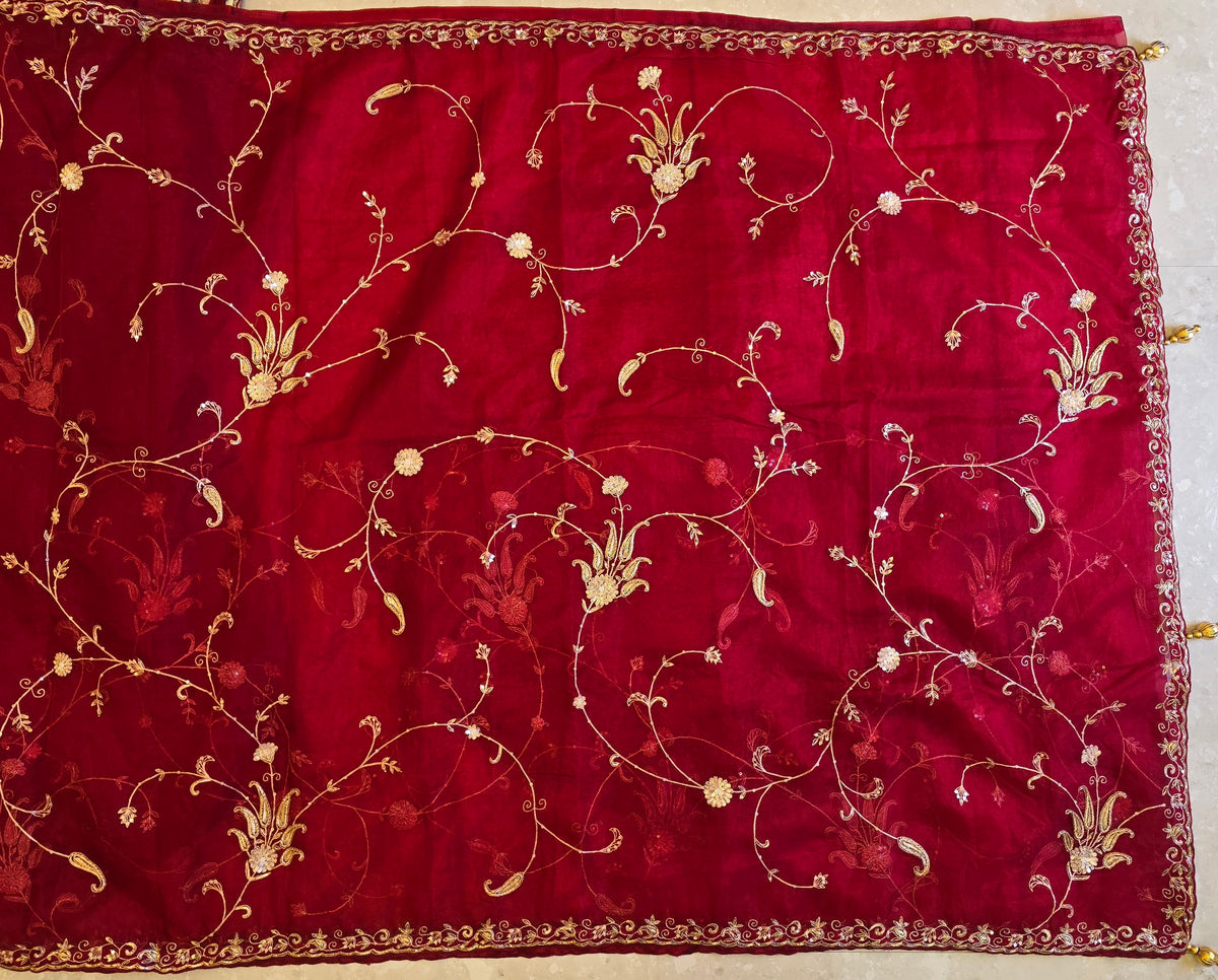 Organza Jaal Saree