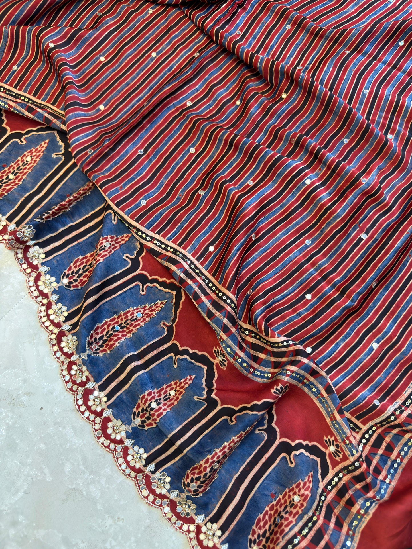 Ajarakh Saree
