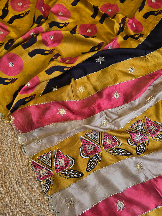 Traditional Block Print Saree