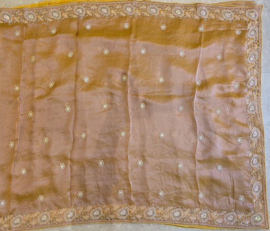 Tissue Work Saree