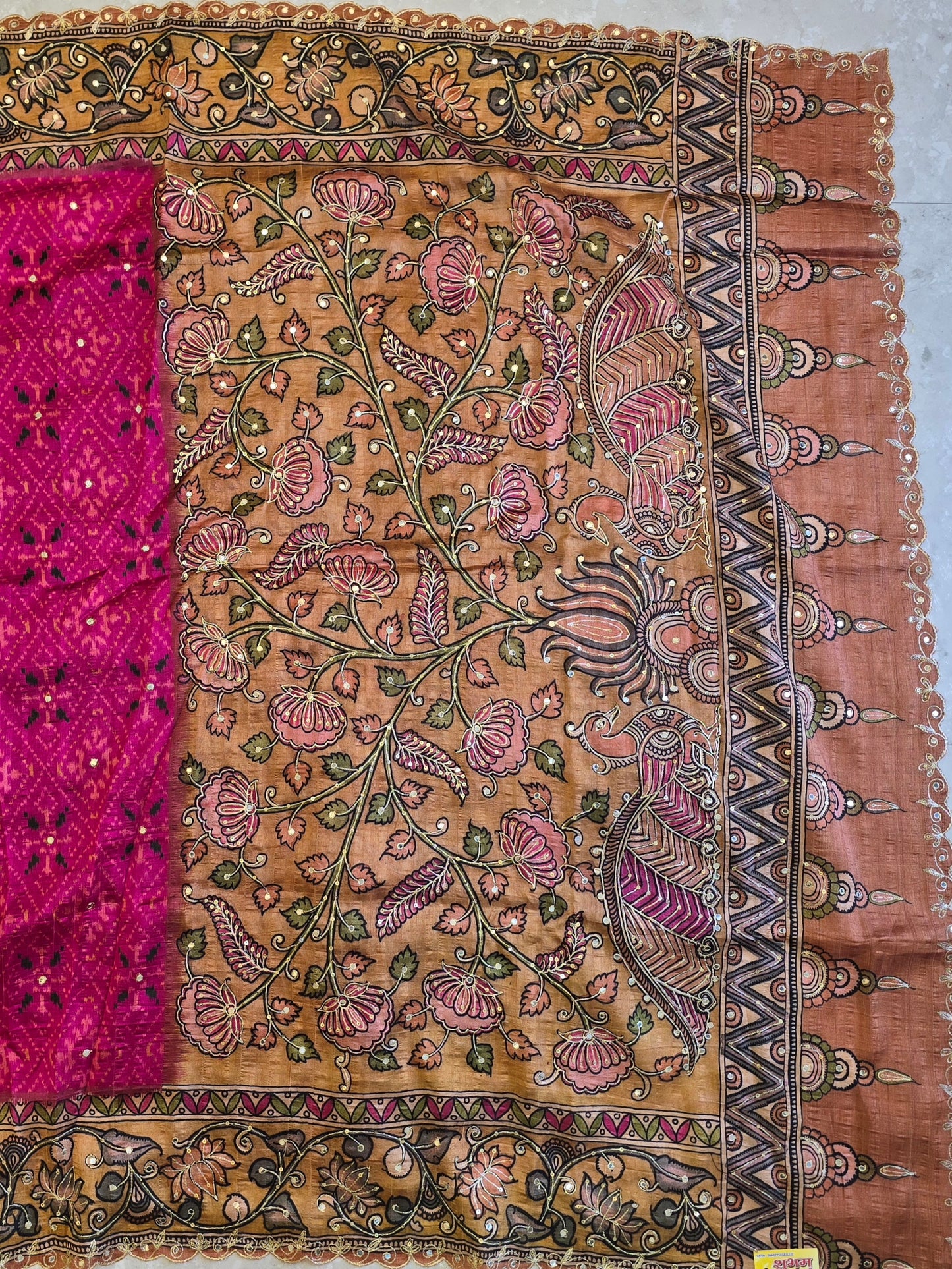 Patola x Kalamkaari Saree
